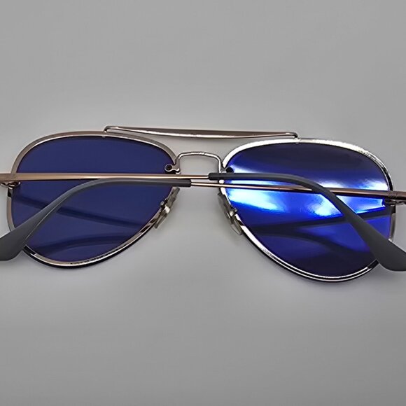 Ray-Ban RB3584-N 9053/1U Blaze Aviator Copper Frame Dark Violet Lens Sunglasses main image 8